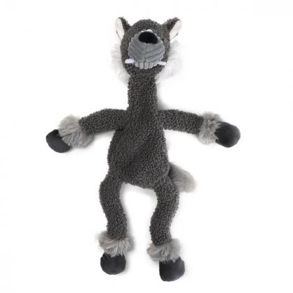 Игрушка для собак Волк с верёвкой и пищалкой 39см, серия PLUSH FRIENDZ (85079)-2