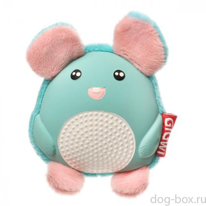 SUPPA PUPPA Игрушка мягкая для щенков "Мышонок с тренажёром для зубов и пищалкой", 8см-0