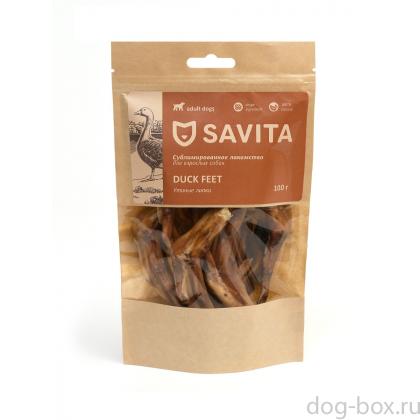 Утиные лапки сублимированные для собак, Duck natural, 100г-0