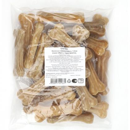 Косточки для собак жевательные 7,5см, пакет 25шт, серия DENTAL, 520г-2