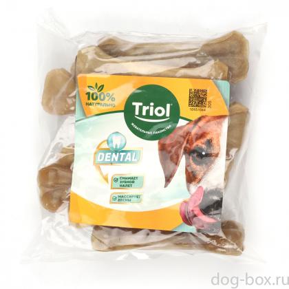 Косточки для собак жевательные 10см, пакет 10шт, серия DENTAL, 350г-0