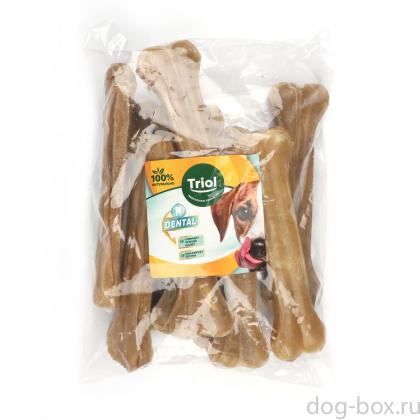 Кости для собак жевательные 20см, пакет 10шт, серия DENTAL, 1,55кг-0