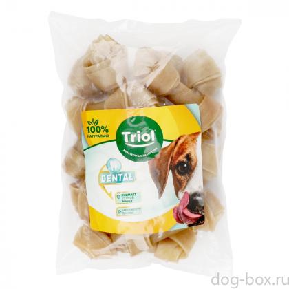 Косточки для собак жевательные узловые 10см, пакет 10шт, серия DENTAL, 320г-0