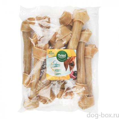 Кости для собак жевательные узловые 25см, пакет 10шт, серия DENTAL, 1,45кг-0