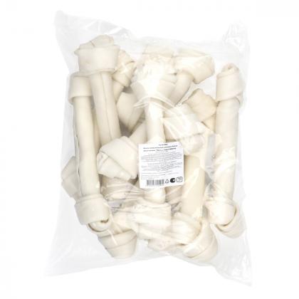 Косточки для собак жевательные узловые белые 25см, пакет 10шт, серия DENTAL, 1,4кг-1