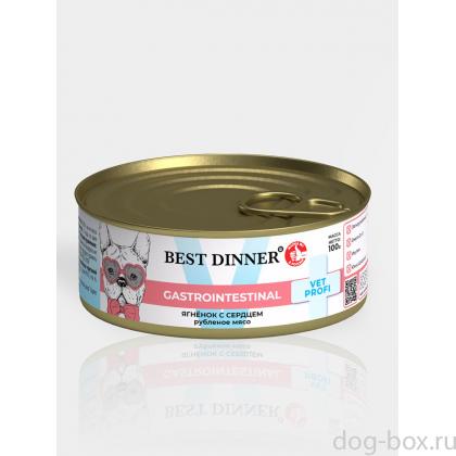 Консервы для собак GastroIntestinal Ягненок с сердцем, 100г-0
