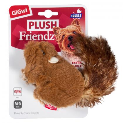 Игрушка для собак Белка с пищалкой серия PLUSH FRIENDZ, 16см (75308)-1