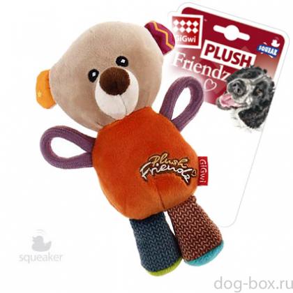 Игрушка для собак Мишка с пищалкой серия PLUSH FRIENDZ, 16см (75350)-0