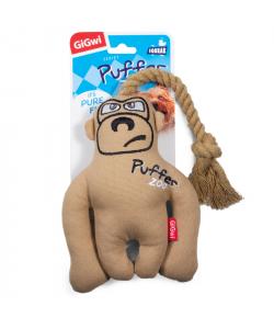 Игрушка для собак Обезьяна с пищалкой серия PUFFER ZOO, 31см (75501)