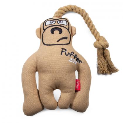Игрушка для собак Обезьяна с пищалкой серия PUFFER ZOO, 31см (75501)-1