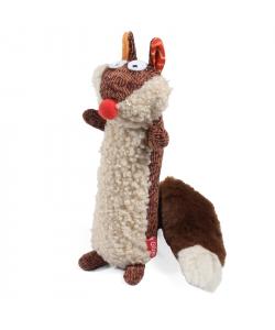 Игрушка для собак Белка с пищалкой серия PLUSH FRIENDZ, 21см (75535)