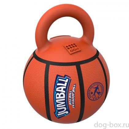 Игрушка для собак Мяч баскетбольный c ручкой 26см, серия JUMBALL (75539)-0
