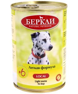 Консервы для собак Лёгкая формула LOCAL №6, 400г
