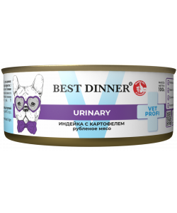 Консервы для собак Urinary Индейка с картофелем, 100г