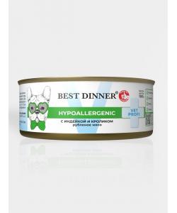 Консервы для собак Hypoallergenic с Индейкой и кроликом, 100г