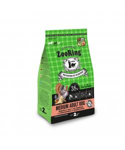 Корм сухой для собак Medium Adult Dog Индейка и рис с пастернаком с глюкозамином и хондроитином, 2кг