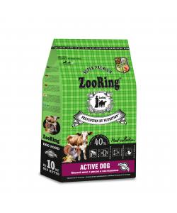 Корм сухой для собак Active Dog Мясной Микс с рисом и пастернаком, 10кг