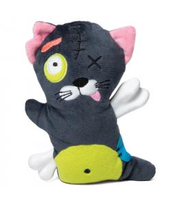 Игрушка для собак мягкая "Кот-разбойник", 18см, серия HORROR