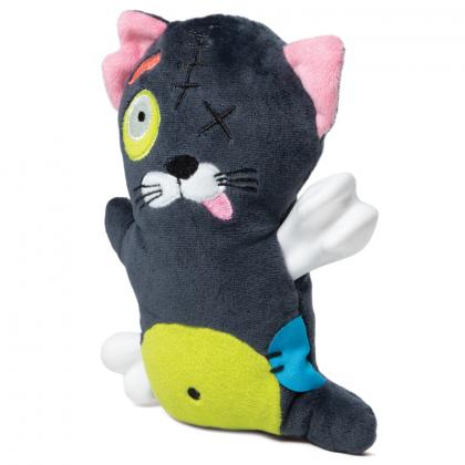 Игрушка для собак мягкая "Кот-разбойник", 18см, серия HORROR-1