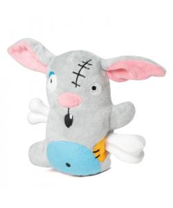 Игрушка для собак мягкая "Заяц-разбойник", 14/18см, серия HORROR