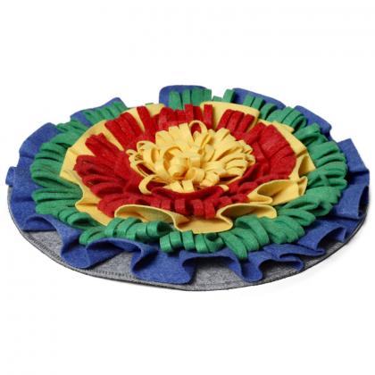 Нюхательный интерактивный коврик для собак "Солнышко", 40*40см-1