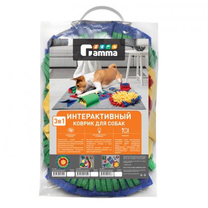 Нюхательный интерактивный коврик для собак "Солнышко", 40*40см-2