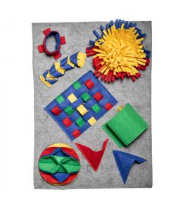 Нюхательный интерактивный коврик для собак "Лужайка", 50*70см