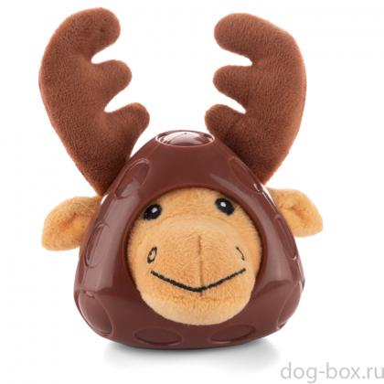 Игрушка для собак мягкая Лось в броне, 8/13см-0