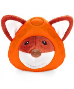 Игрушка для собак мягкая Лиса в броне, 8см