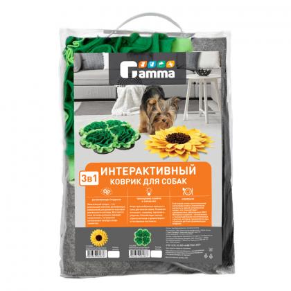 Нюхательный интерактивный коврик для собак "Клевер", 40*40см-2