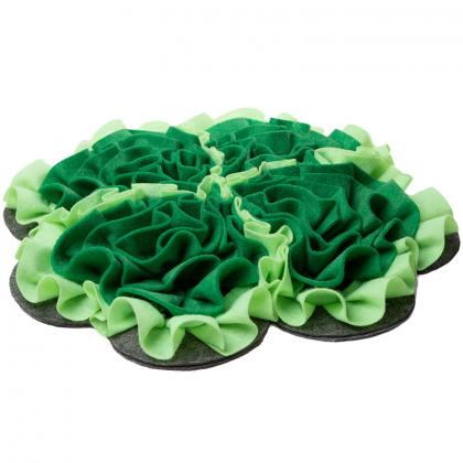 Нюхательный интерактивный коврик для собак "Клевер", 40*40см-1