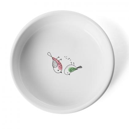 Миска керамическая "Птички", 0,35л-2