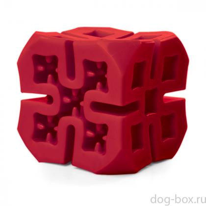 Игрушка для собак из термопластичной резины "Кубик", 6,5см-0