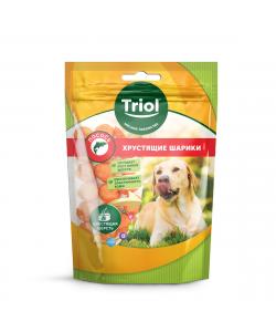 Лакомство для собак Хрустящие шарики из лосося, 70г