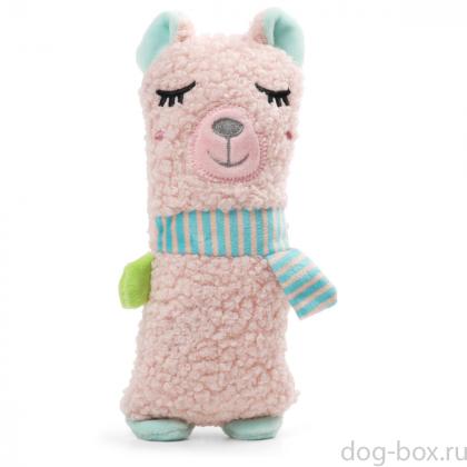 PUPPY Игрушка мягкая шуршащая для щенков Лама, 20см-0