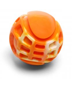 Игрушка из термопластичной резины для собак "Мяч-молния", d10,5см