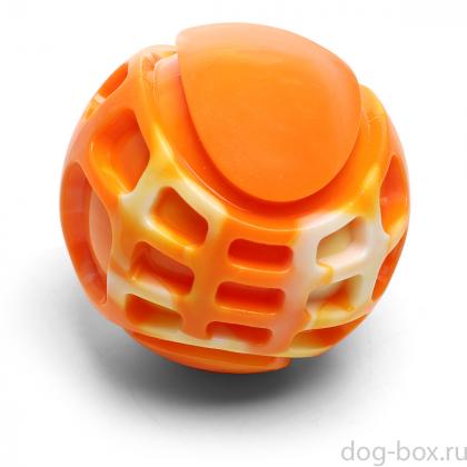 Игрушка из термопластичной резины для собак "Мяч-молния", d8см-0