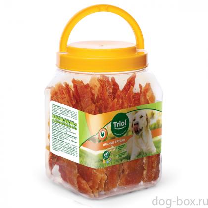 Лакомство для собак Мясные грудки из курицы, 750г (банка)-0