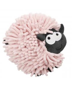 Игрушка мягкая шуршащая для собак Лохматпя овечка, 19см