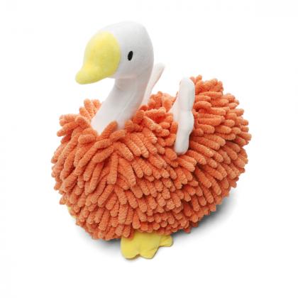 Игрушка мягкая для собак Лохматый гусь, 22см-2