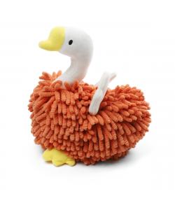 Игрушка мягкая для собак Лохматый гусь, 22см