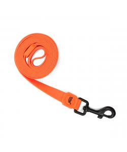 Поводок из биотана "Матрица" S, оранжевый, 1,5*200см