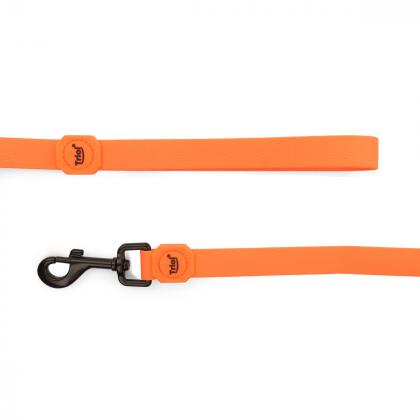 Поводок из биотана "Матрица" M, оранжевый, 2*200см-2