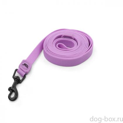 Поводок из биотана "Матрица" M, сиреневый, 2*200см-0