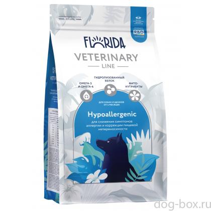 HYPOALLERGENIC Сухой корм для собак для снижения симптомов аллергии и коррекции пищевой непереносимости, 1кг-0