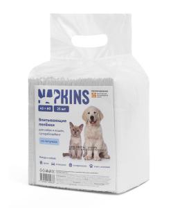 Впитывающие пелёнки для собак и кошек на липучках, Clean Expert, 45x60см, 25шт