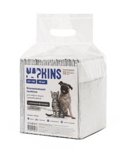 Впитывающие пелёнки для собак и кошек с угольным фильтром, Premium Black, 45х60см, 30шт