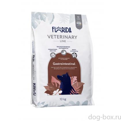 FLORIDA vet Gastrointestinal Сухой ветеринарный диетический корм для собак при расстройствах пищеварения, всасывания в кишечнике и при истощении, 10кг-0