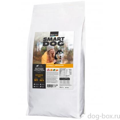 Сухой корм для взрослых собак средних и крупных пород с курицей, ADULT, Medium&Maxi, Chicken, 18кг-0