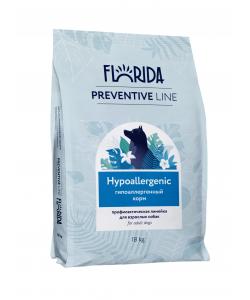 Florida Preventive Line Hypoallergenic Сухой корм для собак при пищевой аллергии, 18кг